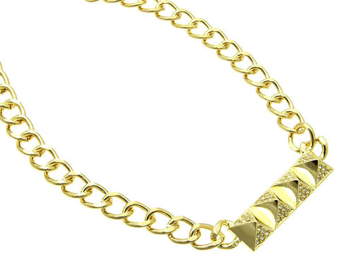 NECKLACE   MMN13739GDCLR - Scarvesnthangs
 - 2