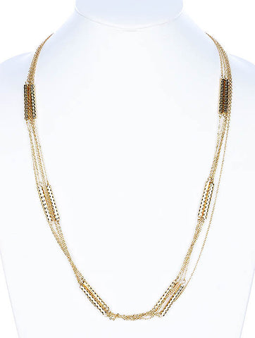 NECKLACE  MMN13750GDGOD - Scarvesnthangs
 - 2