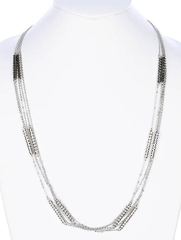 NECKLACE  MMN13750RDSIV - Scarvesnthangs
 - 2