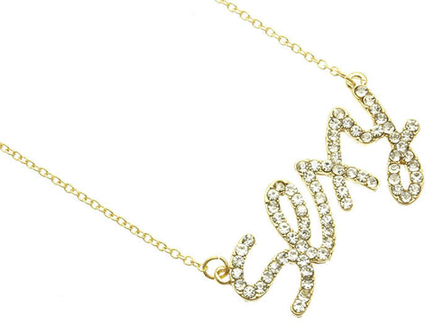 NECKLACE  MMN13763GDCLR - Scarvesnthangs
 - 2