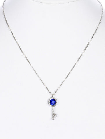 NECKLACE  MMN13766RDBLU - Scarvesnthangs
 - 2