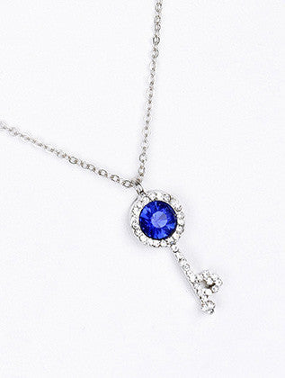 NECKLACE  MMN13766RDBLU - Scarvesnthangs
 - 3