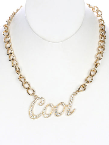 NECKLACE  MMN13799NGDCLR - Scarvesnthangs
 - 2