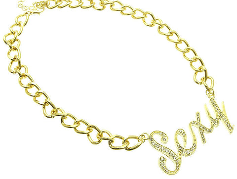 NECKLACE  MMN13800GDCLR - Scarvesnthangs
 - 2