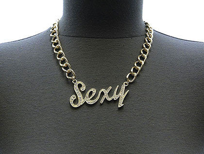 NECKLACE  MMN13800GDCLR - Scarvesnthangs
 - 3
