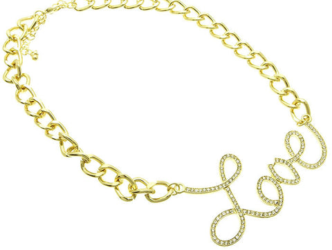 NECKLACE  MMN13802GDCLR - Scarvesnthangs
 - 2