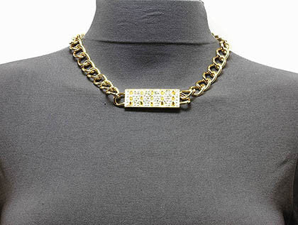 NECKLACE  MMN13836RDCLR - Scarvesnthangs
 - 3