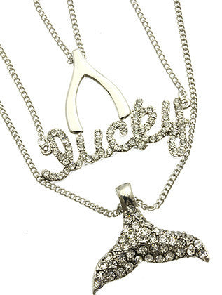 NECKLACE  MMN13846RDCLR - Scarvesnthangs
 - 3