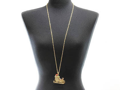 NECKLACE  MMN13916GDMLT - Scarvesnthangs
 - 3