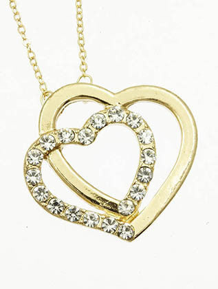 NECKLACE  MMN14016GDCLR - Scarvesnthangs
 - 3