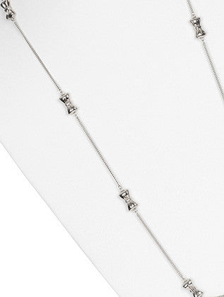 NECKLACE  MMN14405RDSIV - Scarvesnthangs
 - 3