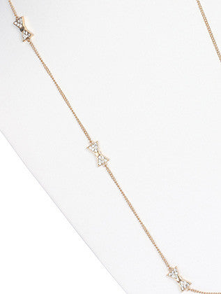 NECKLACE  MMN14406GDCLR - Scarvesnthangs
 - 3