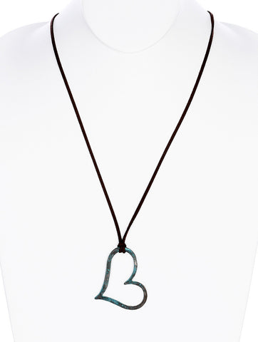 NECKLACE  MMN14454PTBRO - Scarvesnthangs
 - 2