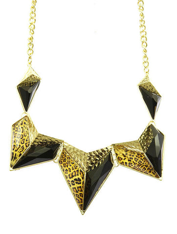 NECKLACE  MMN14541GDBLK - Scarvesnthangs
 - 2
