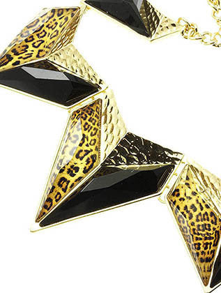 NECKLACE  MMN14541GDBLK - Scarvesnthangs
 - 3