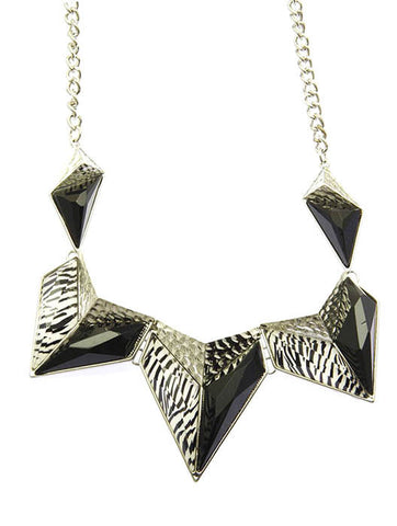 NECKLACE  MMN14541RDBLK - Scarvesnthangs
 - 2