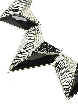 NECKLACE  MMN14541RDBLK - Scarvesnthangs
 - 3