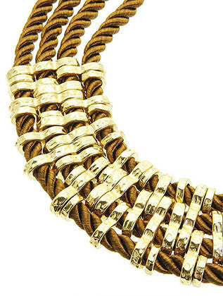 NECKLACE  MMN14557GDBRO - Scarvesnthangs
 - 3