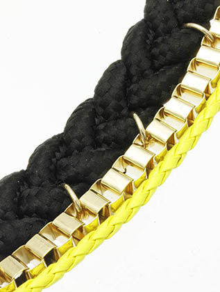 NECKLACE  MMN14706GDBLK - Scarvesnthangs
 - 3