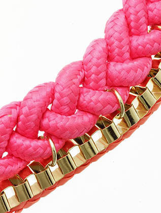 NECKLACE  MMN14706GDPNK - Scarvesnthangs
 - 3