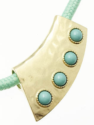 NECKLACE  MMN14707GDGRN - Scarvesnthangs
 - 3