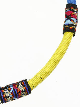 NECKLACE  MMN14708GDBLU - Scarvesnthangs
 - 3