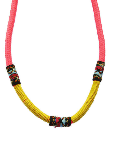 NECKLACE  MMN14708GDPNK - Scarvesnthangs
 - 2