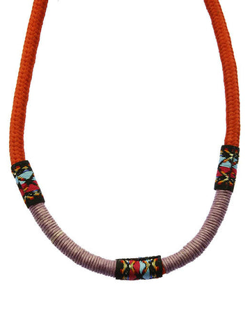 NECKLACE  MMN14708GDRED - Scarvesnthangs
 - 2