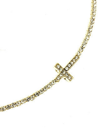 NECKLACE  MMN14732GDCLR - Scarvesnthangs
 - 3