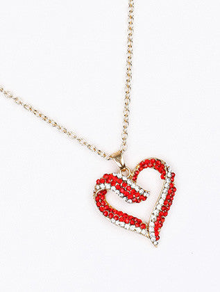 NECKLACE  MMN14759GDRED - Scarvesnthangs
 - 3