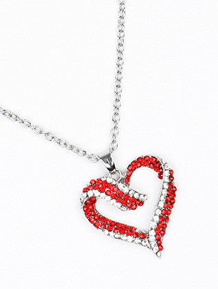 NECKLACE  MMN14759RDRED - Scarvesnthangs
 - 3