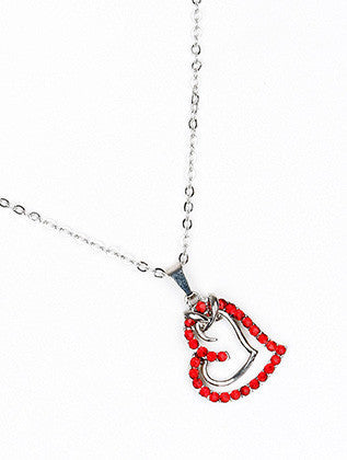 NECKLACE  MMN14760RDRED - Scarvesnthangs
 - 3