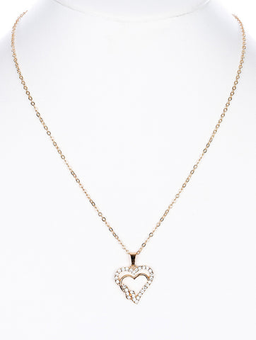 NECKLACE  MMN14761GDCLR - Scarvesnthangs
 - 2