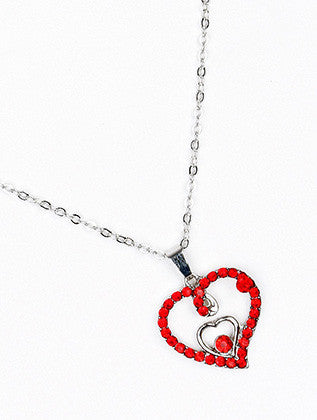 NECKLACE  MMN14762RDRED - Scarvesnthangs
 - 3