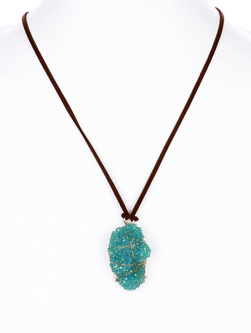 NECKLACE  MMN14766GDGRN - Scarvesnthangs
 - 2