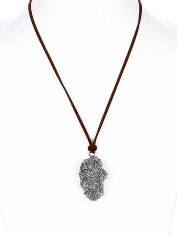 NECKLACE  MMN14766RDSIV - Scarvesnthangs
 - 2