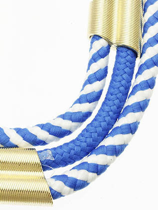 NECKLACE  MMN14771GDBLU - Scarvesnthangs
 - 3