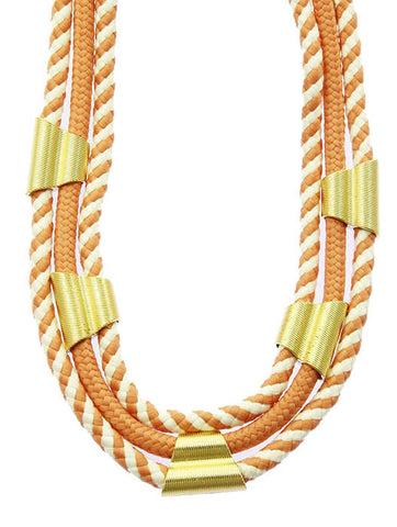 NECKLACE  MMN14771GDPNK - Scarvesnthangs
 - 2