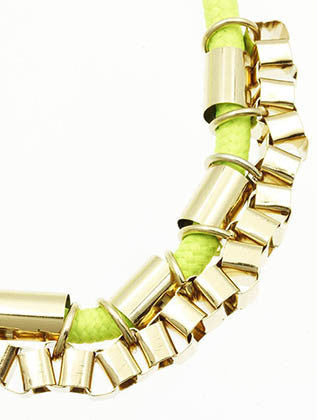 NECKLACE  MMN14772GDGRN - Scarvesnthangs
 - 3