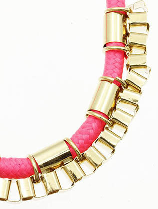 NECKLACE  MMN14772GDPNK - Scarvesnthangs
 - 3