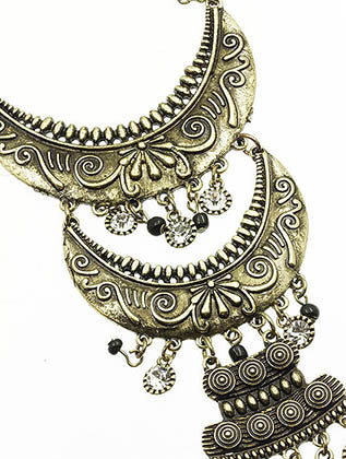 NECKLACE  MMN14804AGCLR - Scarvesnthangs
 - 3