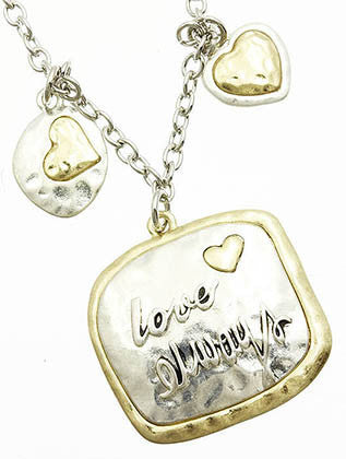 NECKLACE  MMN14808RDGOD - Scarvesnthangs
 - 3