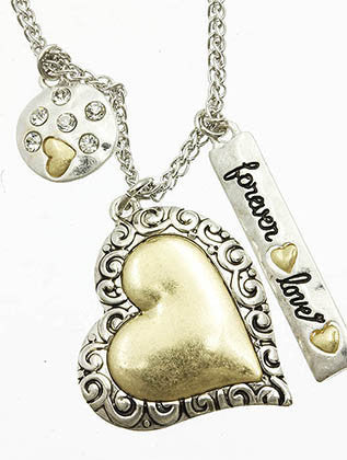 NECKLACE  MMN14810RDGOD - Scarvesnthangs
 - 3