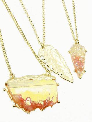 NECKLACE  MMN14867GDPCH - Scarvesnthangs
 - 3