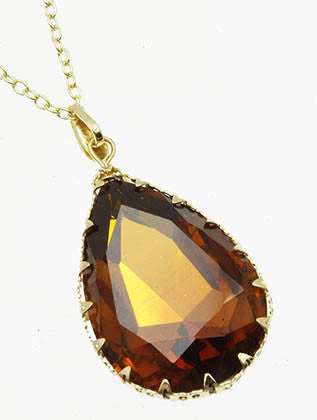 NECKLACE  MMN14877GDBRO - Scarvesnthangs
 - 3