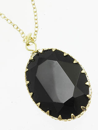 NECKLACE  MMN14878GDBLK - Scarvesnthangs
 - 3
