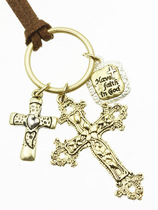 NECKLACE  MMN14974GDBRO - Scarvesnthangs
 - 3