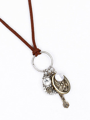 NECKLACE  MMN14986RDBRO - Scarvesnthangs
 - 3