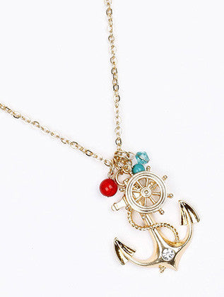 NECKLACE  MMN14995GDMLT - Scarvesnthangs
 - 3