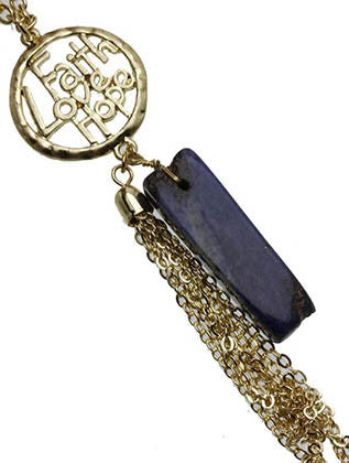 NECKLACE  MMN15003GDNVY - Scarvesnthangs
 - 3